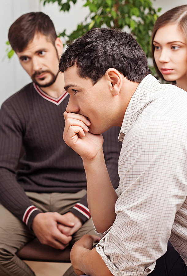 Group, supportive, studying.